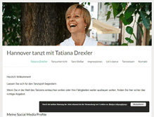 Tablet Screenshot of hannover-tanzt.de